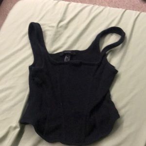 black corset top